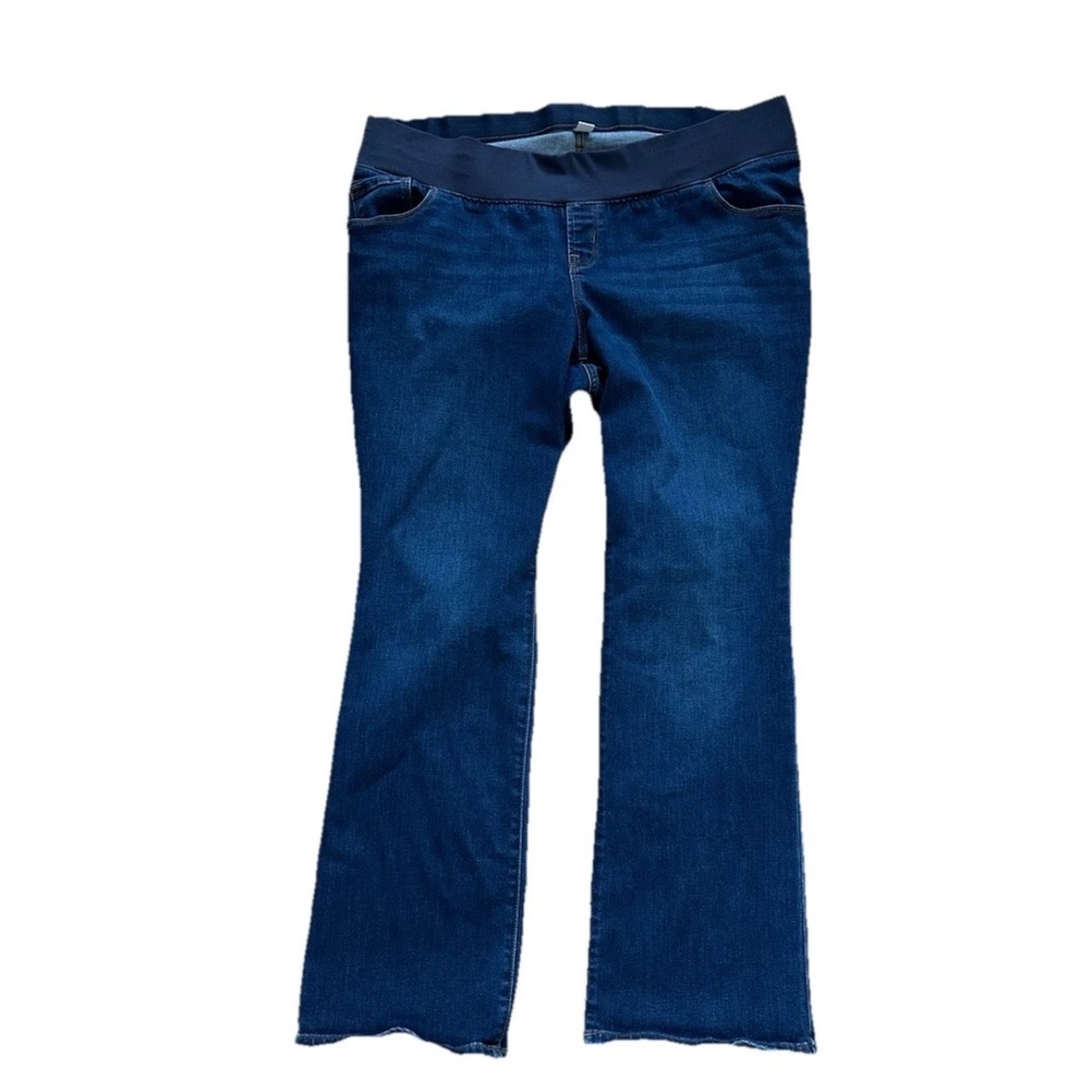 Old Navy Dark Blue Flare Maternity Jeans